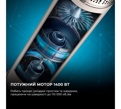 Стайлер Cecotec Bamba CeramicCare 14in1 AirGlam Champagne (CCTC-00252)