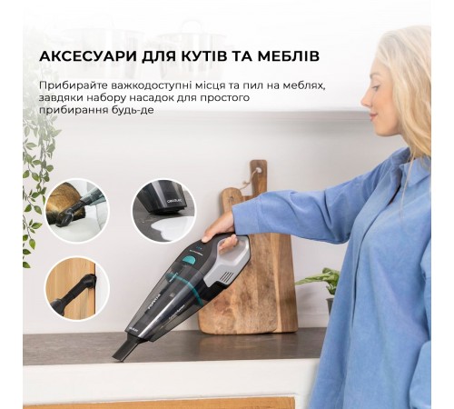 Акумуляторний миючий пилосос Cecotec Conga Popstar Micro 18,5V Animal Hand CCTC-05540