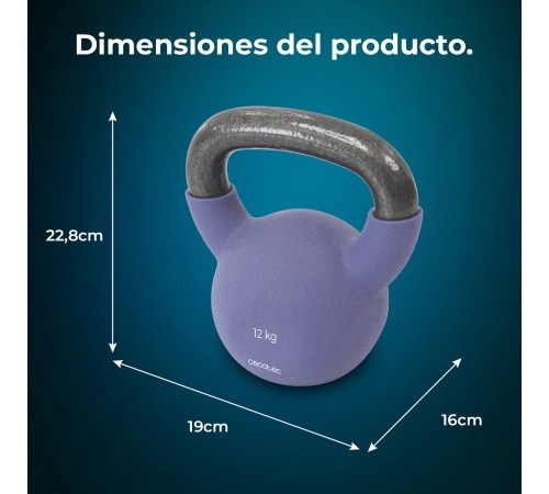 Гиря Cecotec Drumfit KettleBell 12000 Neo 12кг (CCTC-07205)