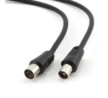 Кабель-подовжувач коаксіальний Cablexpert (CCV-515-5M) 75 Ом, Black, 5 м