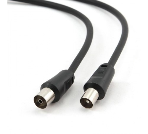 Кабель-подовжувач коаксіальний Cablexpert (CCV-515-5M) 75 Ом, Black, 5 м