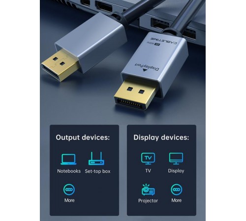 Кабель Cabletime DisplayPort - DisplayPort (M/M), 1.8 м (CD20K)