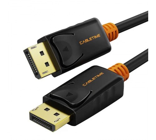 Кабель Cabletime DisplayPort - DisplayPort V 1.2 (M/M), 1 м Black (CD21H)