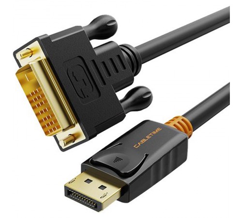 Кабель Cabletime DisplayPort - DVI (M/M), 1.8 м (CD34K)