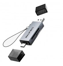 Кардрідер Cabletime USB3.0 A + USB Type-C, SD/TF, 5Gbps (CD40G)