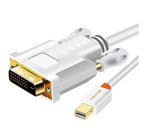 Кабель Cabletime mini DisplayPort - VGA v1.4 (M/M), 0.2 м White (CD48K)