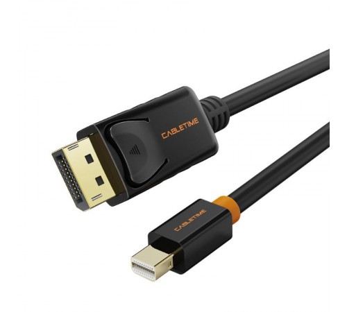 Кабель Сabletime Mini DisplayPort - DisplayPort (M/M), 3 м, 4K, Black (CD49N) Кабель Сabletime Mini DisplayPort - DisplayPort (M/M), 3 м, 4K, Black (CD49N)