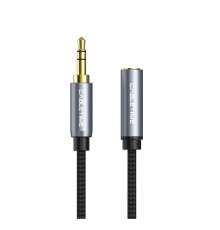 Кабель Cabletime Audio 3.5 мм - 3.5 мм (M/F), 0.3 м, Black, 3 pin (CF11D)