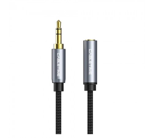 Кабель Cabletime Audio 3.5 мм - 3.5 мм (M/F), 0.3 м, Black, 3 pin (CF11D) Кабель Cabletime Audio 3.5 мм - 3.5 мм (M/F), 0.3 м, Black, 3 pin (CF11D)