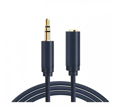 Кабель Cabletime Audio 3.5 мм - 3.5 мм (M/F), 1.5 м, Black, 3 pin (CF16J) Кабель Cabletime Audio 3.5 мм - 3.5 мм (M/F), 1.5 м, Black, 3 pin (CF16J)