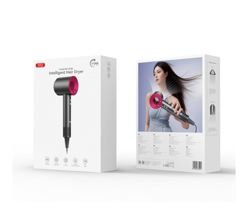 Фен XO Hair Dryer CF28 Grey/Pink