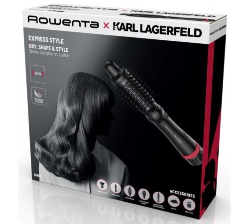 Фен-щітка Rowenta CF635LF0 Karl Lagerfeld Express Style Фен-щітка Rowenta CF635LF0 Karl Lagerfeld Express Style