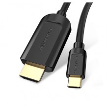 Адаптер-кабель Vention USB Type-C - HDMI (M/M), 2 м, Black (CGUBH)