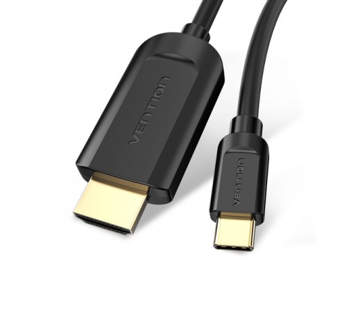 Адаптер-кабель Vention USB Type-C - HDMI (M/M), 2 м, Black (CGUBH)
