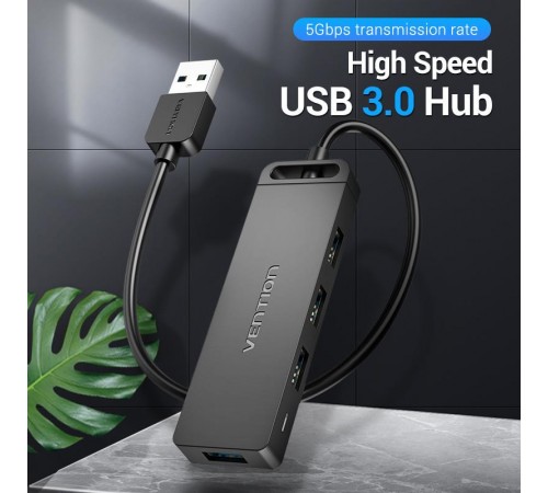 USB-хаб Vention CHLBB 4 ports Black