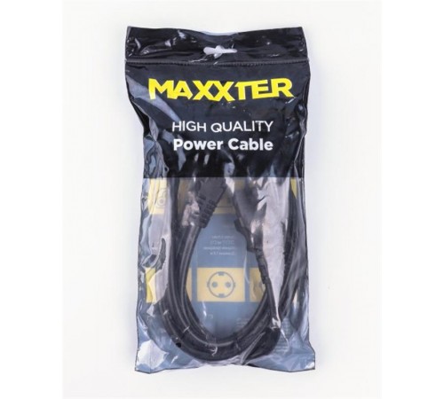 Кабель силовий Maxxter CL-22-6 (CEE7/7-C13), 3*1.5 мм кв, чорний, 1.8 м Кабель силовий Maxxter CL-22-6 (CEE7/7-C13), 3*1.5 мм кв, чорний, 1.8 м