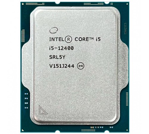 Процессор Intel Core i5 12400 (2.5GHz 18MB, Alder Lake, 65W, S1700) Tray (CM8071504555317)