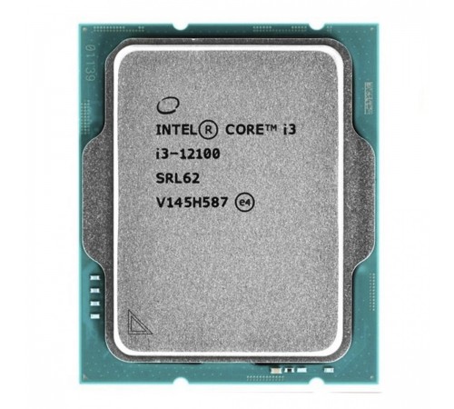 Процесор Intel Core i3 12100 3.3GHz (12MB, Alder Lake, 60W, S1700) Tray (CM8071504651012)