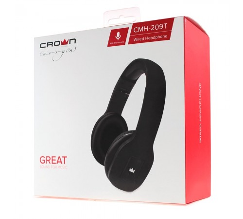 Гарнітура Crown CMH-209T Black