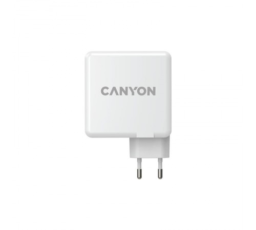 Мережевий зарядний пристрій Canyon H-100 (4USB) GaN PD 100W QC3.0 White (CND-CHA100W01) Мережевий зарядний пристрій Canyon H-100 (4USB) GaN PD 100W QC3.0 White (CND-CHA100W01)