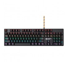 Клавіатура Canyon Deimos GK-4 Rainbow LED ENG/UKR USB Black (CND-SKB4-US)