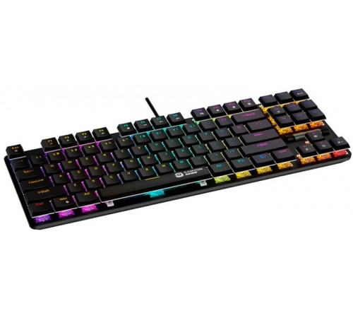 Клавіатура Canyon Cometstrike GK-50 RGB TKL ENG/UKR USB Black (CND-SKB50-US) Клавіатура Canyon Cometstrike GK-50 RGB TKL ENG/UKR USB Black (CND-SKB50-US)