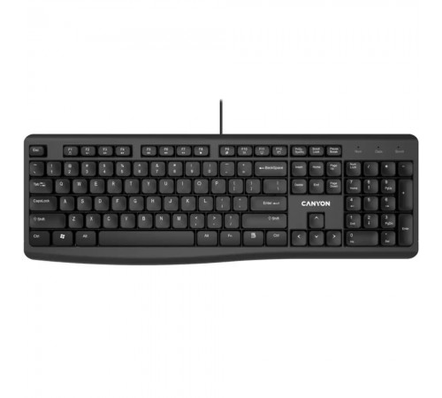 Клавіатура Canyon KB-50 EN Slim Black (CNE-CKEY5)