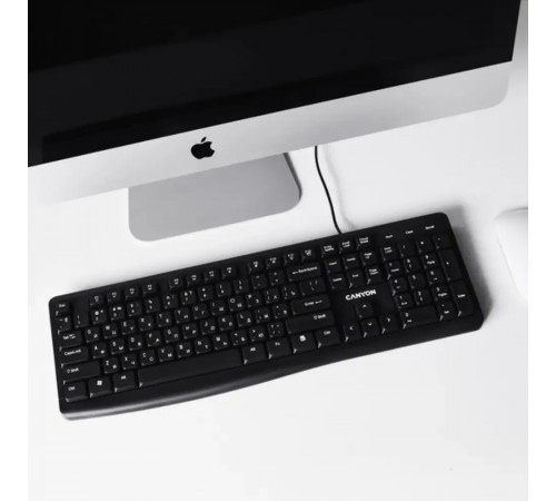 Клавіатура Canyon KB-50 EN Slim Black (CNE-CKEY5)