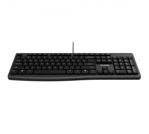 Клавіатура Canyon KB-50 EN Slim Black (CNE-CKEY5)