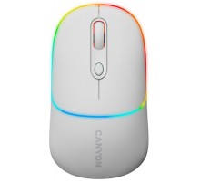 Миша бездротова Canyon MW-22 Dual Band RGB Wireless Snow White (CNS-CMSW22SW)