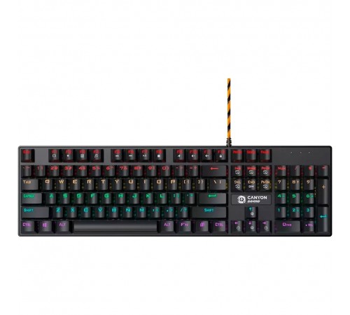 Клавіатура Canyon HKB-20 EN Velvet Black (CNS-HKB02) Клавіатура Canyon HKB-20 EN Velvet Black (CNS-HKB02)