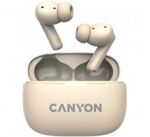 Bluetooth-гарнітура Canyon OnGo TWS-10 ANC ENC Beige (CNS-TWS10BG)