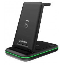 Бездротовий зарядний пристрій Canyon WS-304 15W Black (CNS-WCS304B)