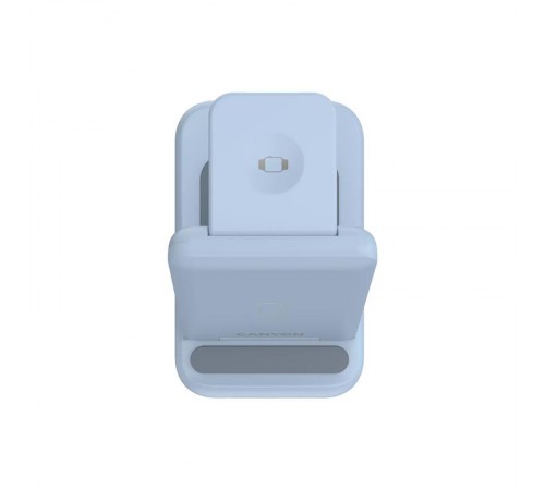 Бездротовий зарядний пристрій Canyon WS-304 15W 2in1 Blue (CNS-WCS304BL) Бездротовий зарядний пристрій Canyon WS-304 15W 2in1 Blue (CNS-WCS304BL)