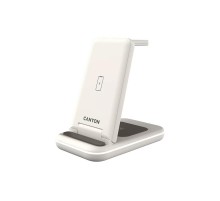Бездротовий зарядний пристрій Canyon WS-304 15W 2in1 Cosmic Latte (CNS-WCS304CL)