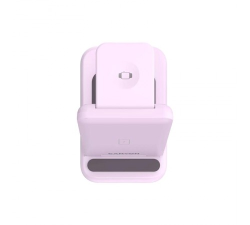 Бездротовий зарядний пристрій Canyon WS-304 15W 2in1 Iced Pink (CNS-WCS304IP) Бездротовий зарядний пристрій Canyon WS-304 15W 2in1 Iced Pink (CNS-WCS304IP)