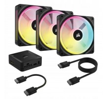 Вентилятор Corsair iCUE Link QX120 RGB PWM PC Fans Starter Kit with iCUE Link System Hub (CO-9051002-WW)
