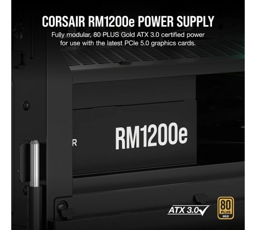 Блок живлення Corsair RM1200e PCIE5 1200W (CP-9020258-EU)