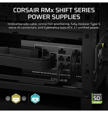 Блок живлення Corsair RM1000x Shift ATX 3.1 1000W (CP-9020300-EU)