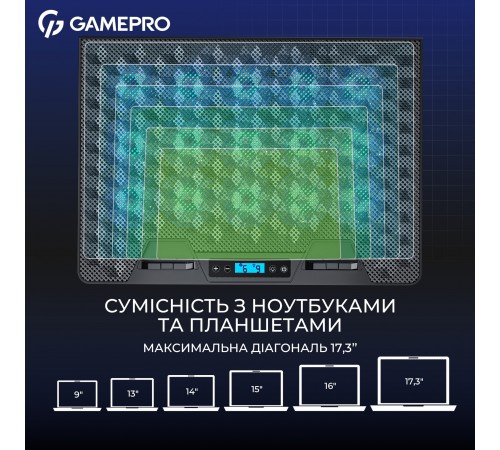 Охолоджуюча підставка для ноутбука GamePro CP1140