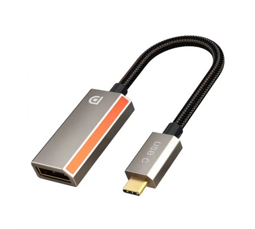 Адаптер Сabletime DisplayPort - USB Type-C (F/M), 0.2 м, Gray (CP16A) Адаптер Сabletime DisplayPort - USB Type-C (F/M), 0.2 м, Gray (CP16A)