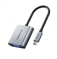 Перехідник Cabletime VGA - USB Type-C (F/M), 0.2 м (CP17A)
