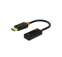 Перехідник Сabletime DisplayPort – HDMI V 2.0 (M/F), 0.2 м, (1920*1080p)/60HZ, Black (CP22B)