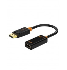 Перехідник Сabletime DisplayPort – HDMI V 2.0 (M/F), 0.2 м, (1920*1080p)/60HZ, Black (CP22B)