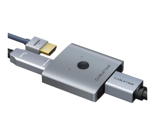 Світч Сabletime HDMI - 2xHDMI (F/F), Switcher 2.0 (CP30G) Світч Сabletime HDMI - 2xHDMI (F/F), Switcher 2.0 (CP30G)