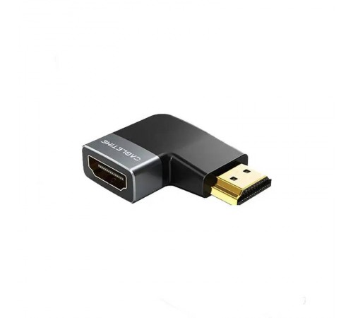 Перехідник Cabletime HDMI - HDMI (F/M), 0.1 м (CP44G)