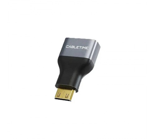 Перехідник Cabletime mini HDMI - HDMI (F/M), 0.1 м (CP45G)