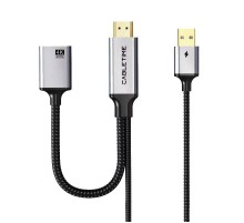 Перехідник Cabletime HDMI - DisplayPort (M/F), 0.2 м (CP51B)