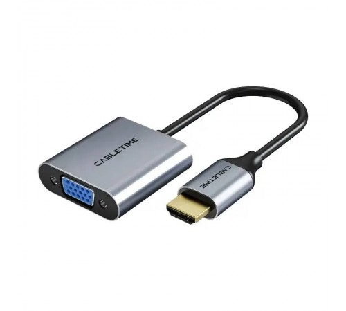 Перехідник Cabletime HDMI - VGA (F/M), 0.2 м (CP53G)