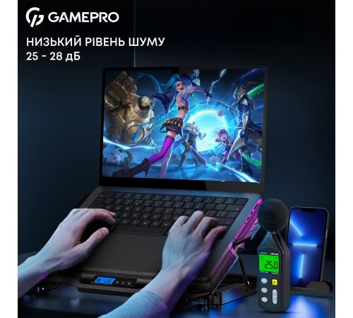 Охолоджуюча підставка для ноутбука GamePro CP560